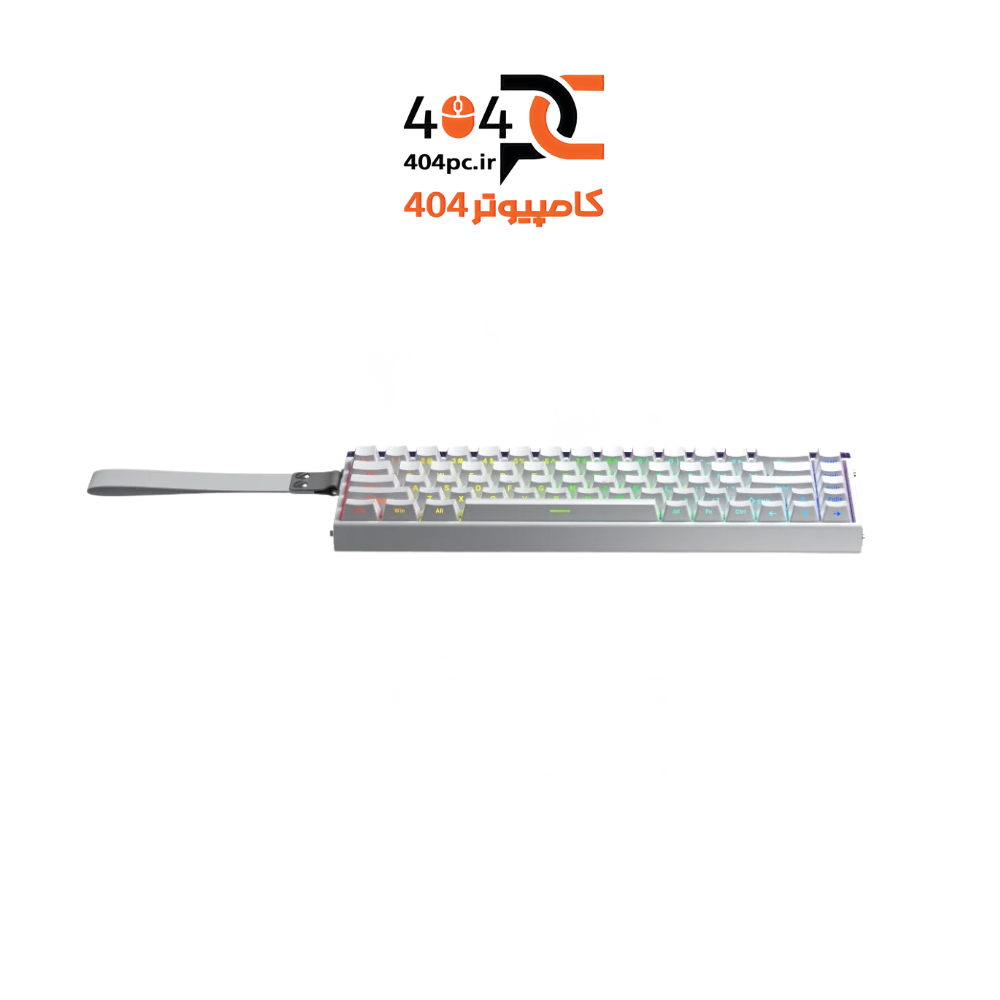 کیبورد گیمینگ AULA HERO 68 HE WHITE