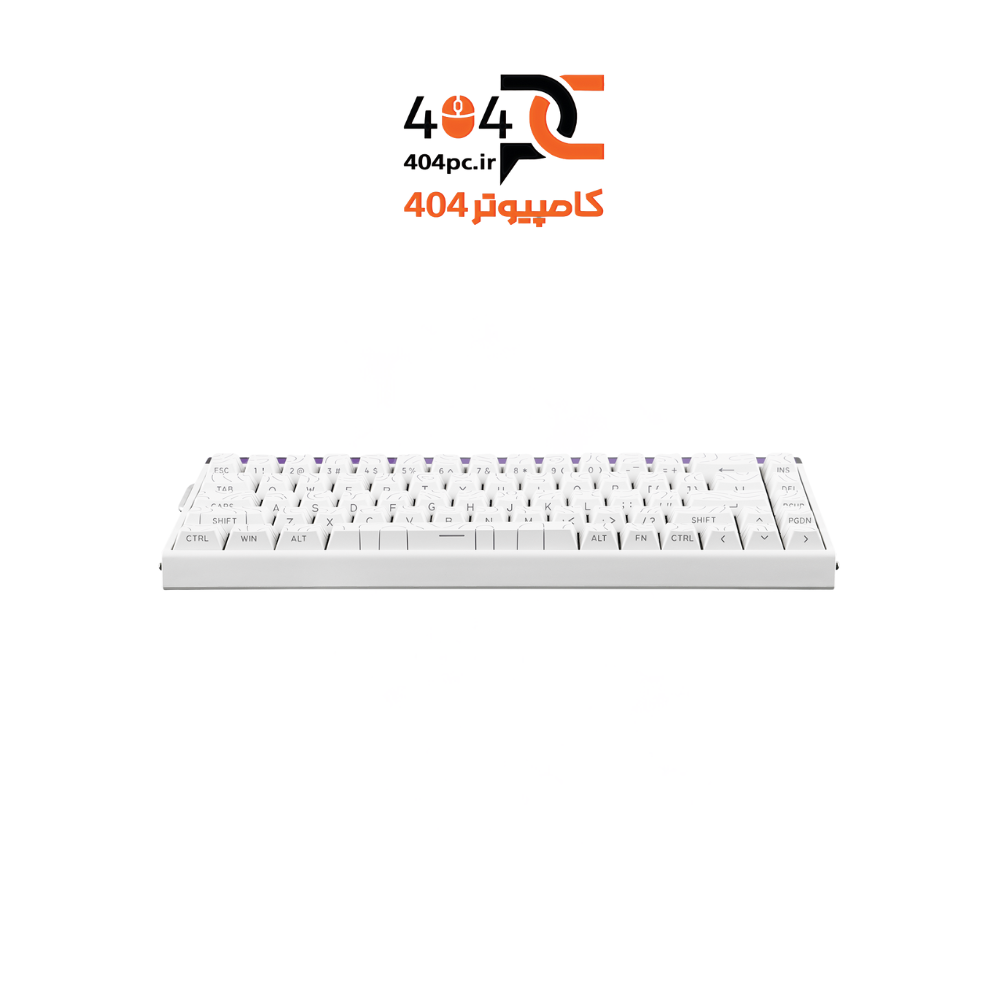 کیبورد گیمینگ AULA HERO 68 HE WHITE